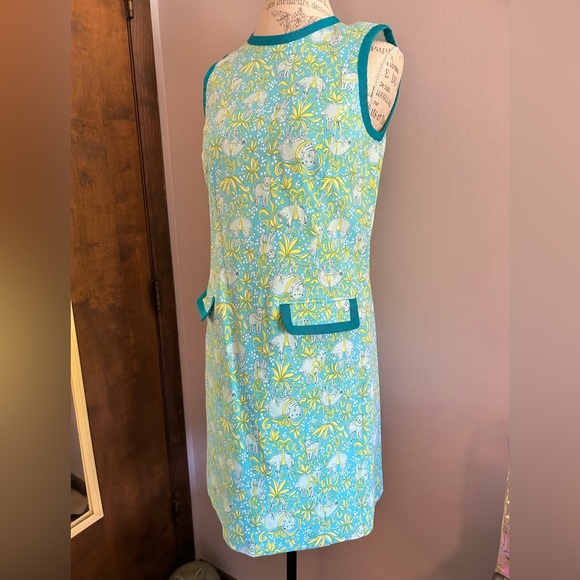 Rare! Brooks Brothers Sheep/Lamb Print Shift Dress 🐑 - Picture 7 of 10